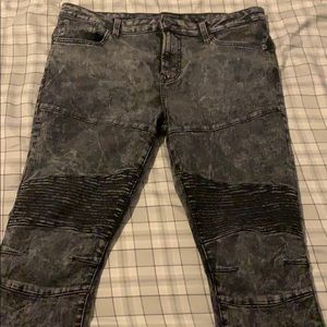 Slim Fit Moto Jeans for Men from No Boundaries